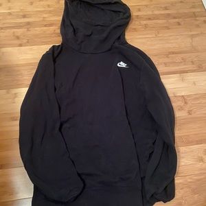 Nike: Gently Used pull over sweatshirt. Black, 2X